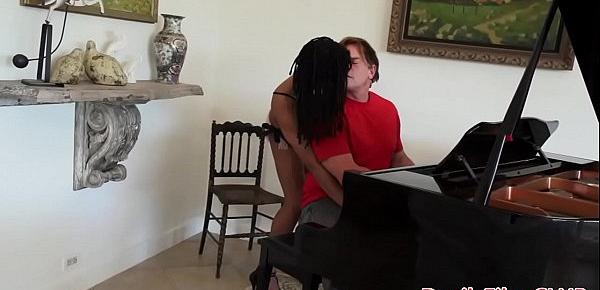  Ebony teen assfucked by this older guy